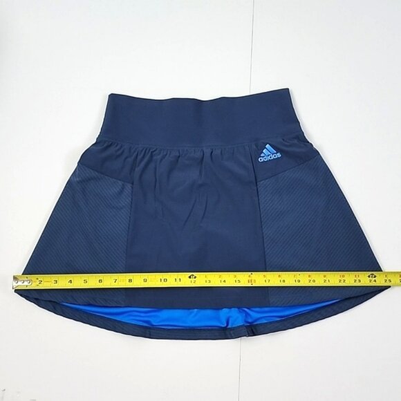 Adidas Heat Dry Athletic Women's Navy Blue Skort Skirt Stretch Size Small - Picture 11 of 13